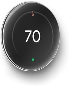 Google Nest Learning Thermostat (4th Gen, 2024) with Nest Temperature Sensor - Energy Saving Smart Thermostat with Adaptive Eco - Works with Alexa and Google Home App - Polished Silver