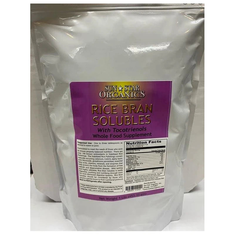 Sun Star Organics Rice Bran Solubles with Tocotrienols
