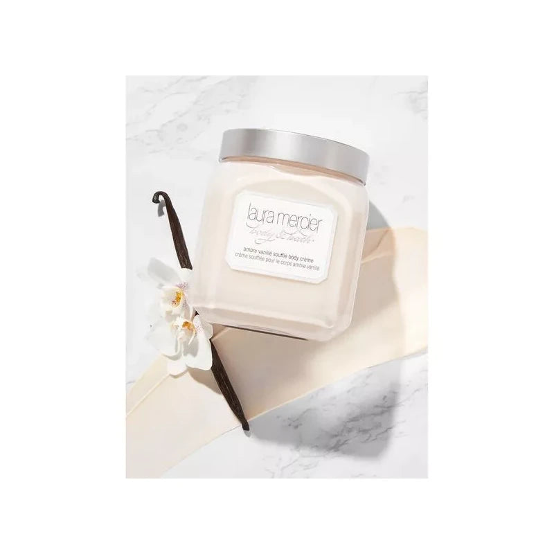Laura Mercier Ambre Vanille Soufflé Body Cream 12oz 340g New Boxed & Jumbo