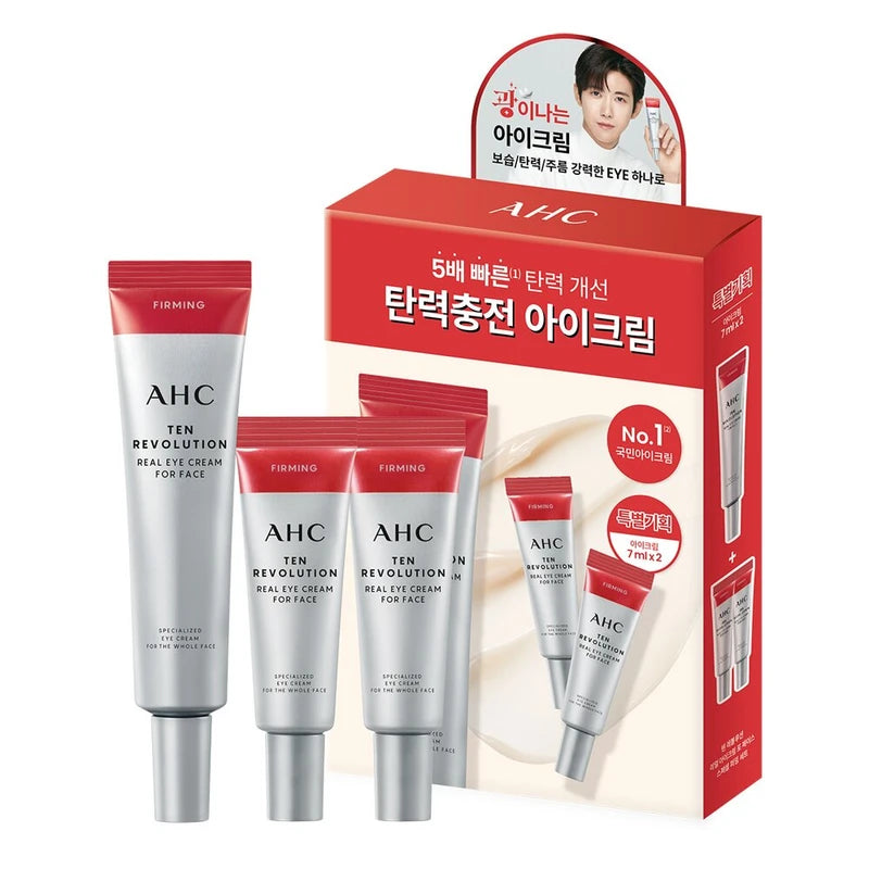 AHC 10 Revolution Real Eye Cream For Face Special Firming Set (35mL+7mL*2ea) - AHC 10 Revolution Real Eye Cre