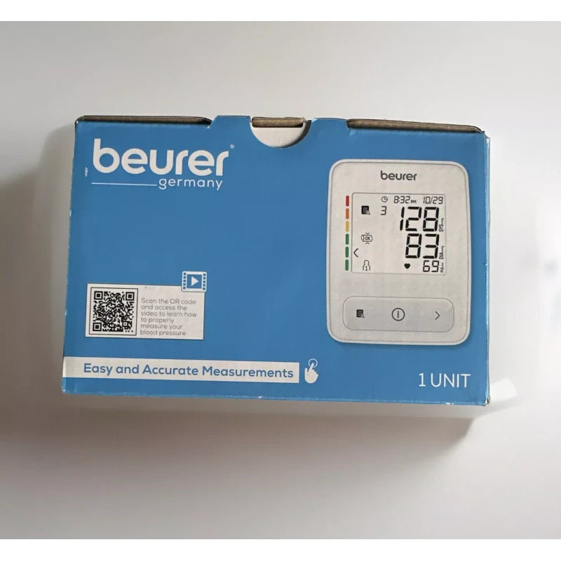Beurer Auto 400 Blood Pressure Monitor Upper Arm 5+ Features Clinically Proven