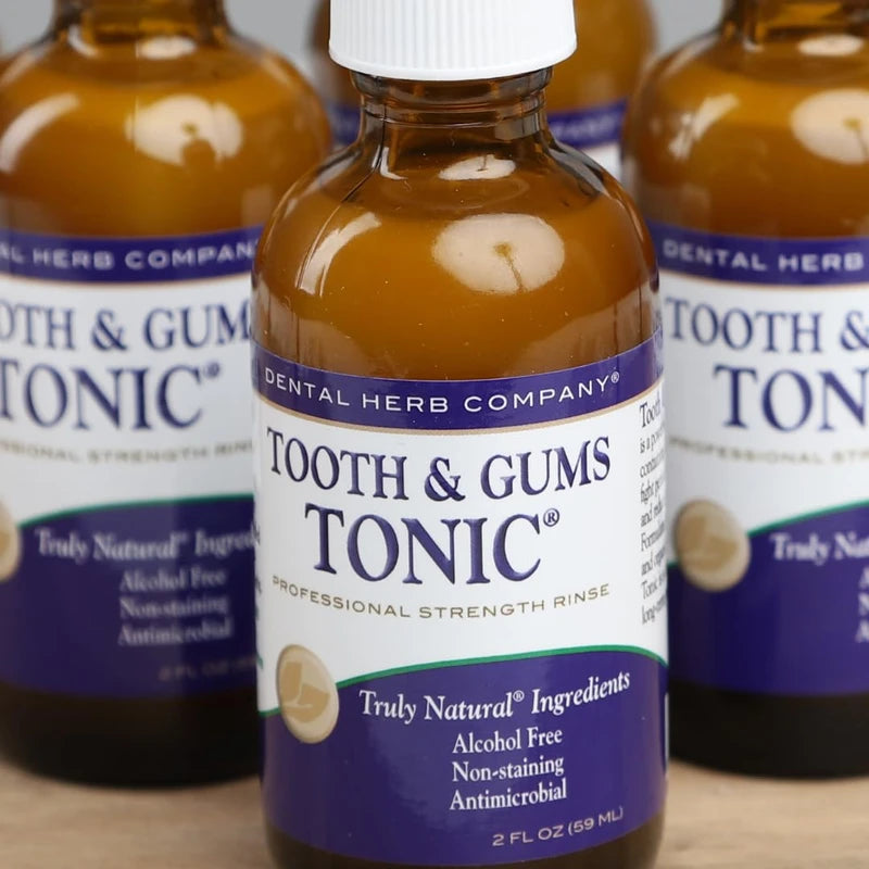 Dental Herb Company Dental Herb Company Tooth & Gums Tonic Mouth Wash - Travel Size ** (2 oz.) ** Made with Pure Essential Oils to Relieve Bad Breath, Bleeding and Irritated Gums.
