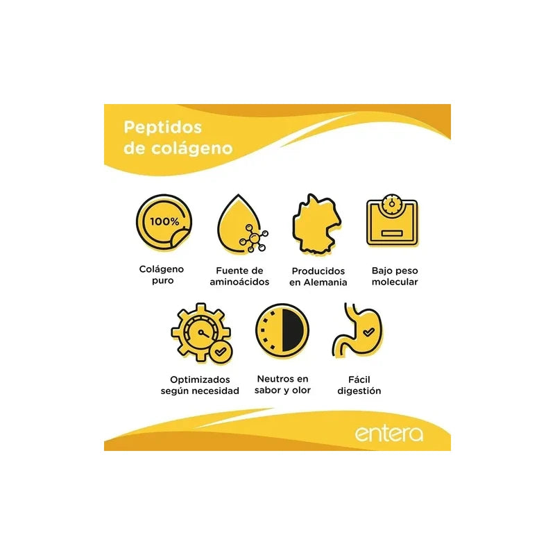 Colágeno Hidrolizado Entera Pharma 500g Colageno En Polvo Sin sabor