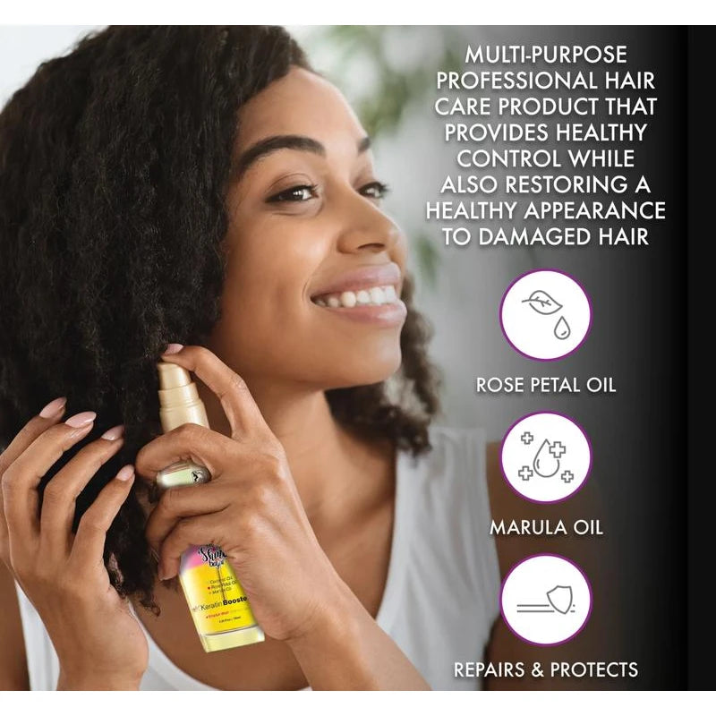 Royale Flawless Magic Oil Hair Serum | Coconut Oil, Rose Petal Oil, & Marula Oil Haircare Smooth Daily Moisture Hydrate Nourishing Moisturizer