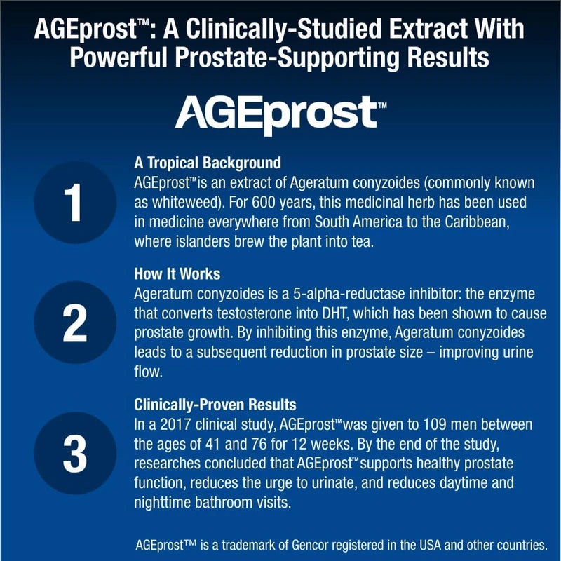 ProstaThrive - Experience Restful Nights, Boosted Energy in The Morning, Healthy Bathroom Habits, and a Robust Urine Stream - Revitalize Your Prostate Health - 60 Capsules - 1Pack