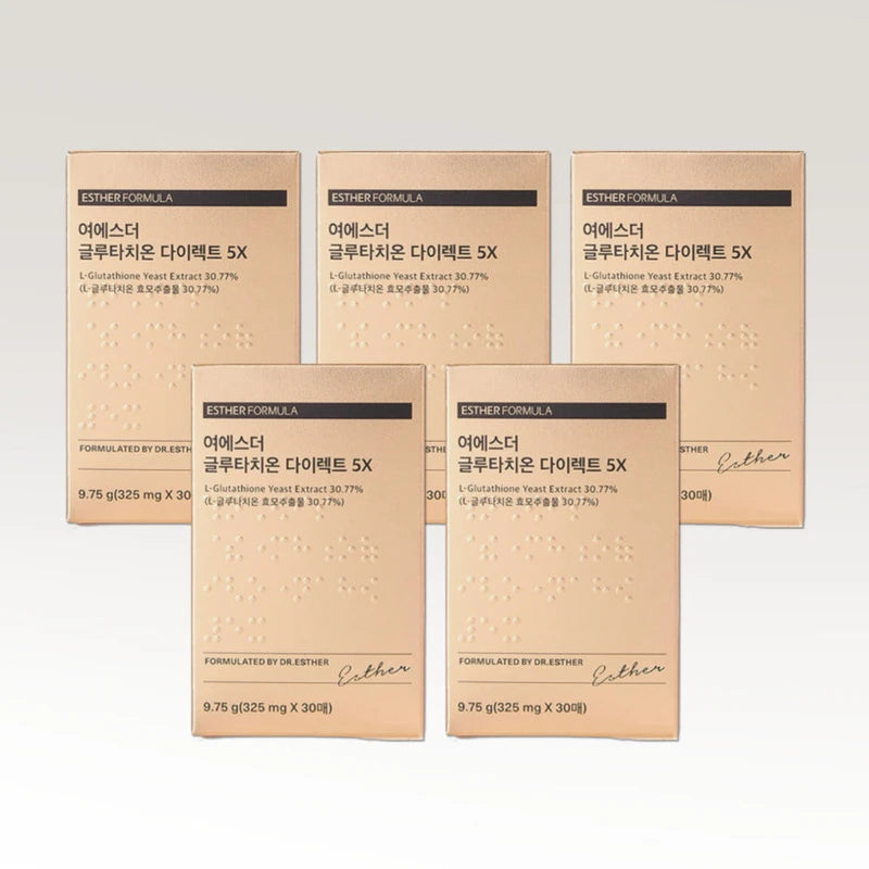 Esther Formula Yeo Esther Glutathione 5X 325mg 30 sheets 5 boxes Glutathione / 에스더포뮬러 여에스더 글루타치온 5X 325mg 30매 5박스 글루타티온