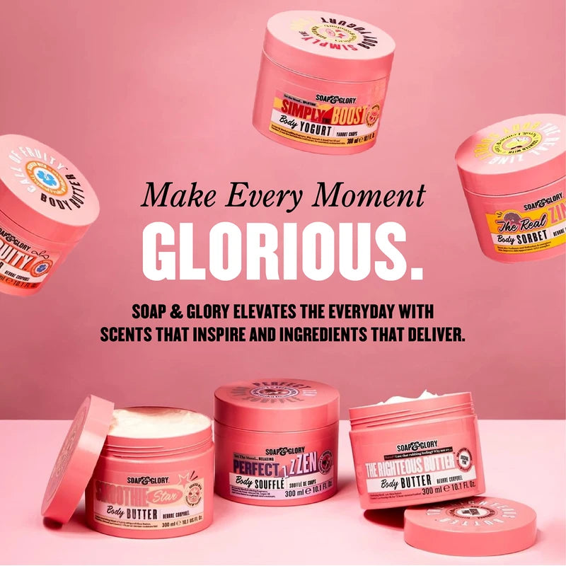 Soap & Glory SMP XXL Pillow Plump Lip Gloss - Hydrating, Plumping Lip Gloss for Full, Volumized Lips - Lip Plumper with a Chocolate Orange Scent & Vegan Formula - Nude In Town (10ml)