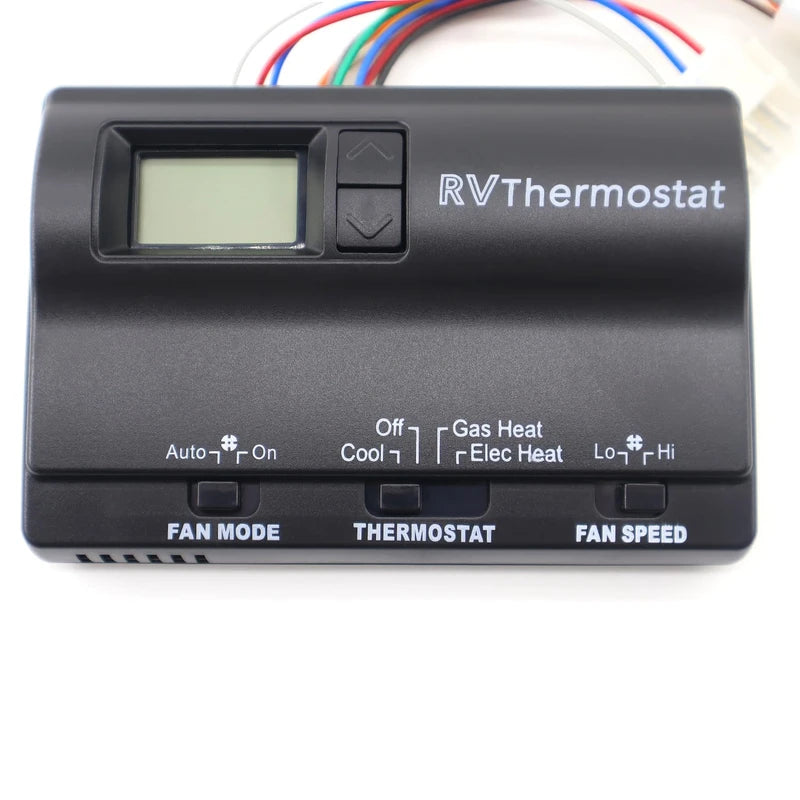 6536A3351 Digital Thermostat Compatible with Coleman-Mach, Two-Stage Digital Thermostat for Heat Pump & Gas Furnace,Wall-Mounted Black