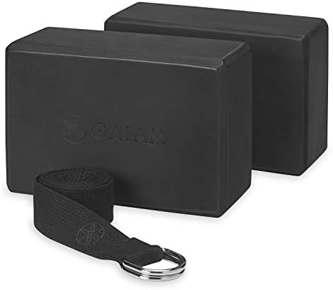 Gaiam Yoga Block - Supportive Latex-Free Eva Foam - Soft Non-Slip Surface with Beveled Edges for Yoga, Pilates, Meditation - Yoga Accessories for Stability, Balance, Deepen Stretches