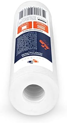 Aquaboon 10” x 2.5” Whole House and Reverse Osmosis Sediment 1 Micron Water Filter Cartridge | COMPATIBLE WITH: Culligan P1, Pentek P1, PD-1-934, P5, AP110, WFPFC5002, CFS110, RS14, WHKF-GD05 (4-PACK)