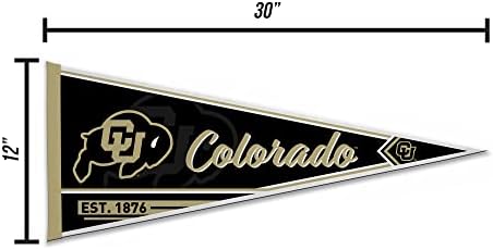 Rico Industries NCAA Classic 12" x 30" Felt Wall Décor Pennant - Great for Home/Bed Room/Man Cave Décor