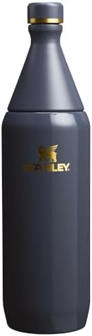STANLEY All Day Slim Bottle 20-34 OZ | Twist off Lid with Leakproof Seal | Slim Design for Travel & Gym | Insulated Stainless Steel | BPA-Free