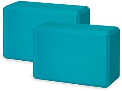 Gaiam Yoga Block - Supportive Latex-Free Eva Foam - Soft Non-Slip Surface with Beveled Edges for Yoga, Pilates, Meditation - Yoga Accessories for Stability, Balance, Deepen Stretches