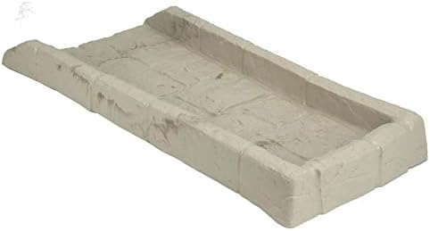 Suncast Durable Decorative Rain Gutter Downspout Erosion Prevention, Water Guard Diverter Catch Basin Tray Splash Block, Light Taupe (6 Pack)