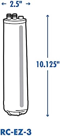 Culligan RC Change Advanced Water Filtration Replacement Cartridge, 500 Gallons, EZ-3 (Better), Color