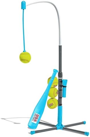 Franklin Sports Grow-with-Me Kids Baseball Batting Tee + Stand Set for Youth + Toddlers - Youth Baseball, Softball + Teeball Hitting Tee Set for Boys + Girls