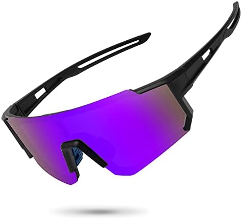 STORYCOAST Polarized Sports Sunglasses for Men Women,Driving Fishing Cycling Mountain Bike Sunglasses UV400 Protection