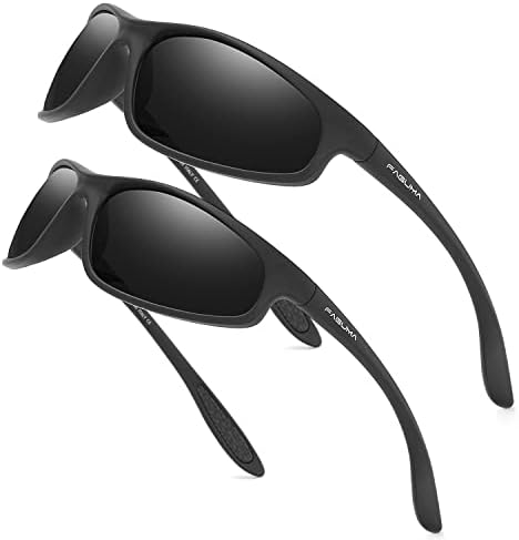 FAGUMA Polarized Sports Sunglasses For Men Cycling Driving Fishing UV400 Protection