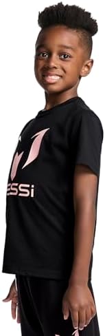 Boys' Lifestyle Short Sleeve T-Shirt, Slim-fit Logo Tee, Cotton Blend Fabric