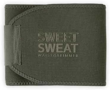 Sports Research® Sweet Sweat Waist Trimmer - Premium Sweat Enhancing Fitness Belt for Women & Men - 5 Adjustable Sizes