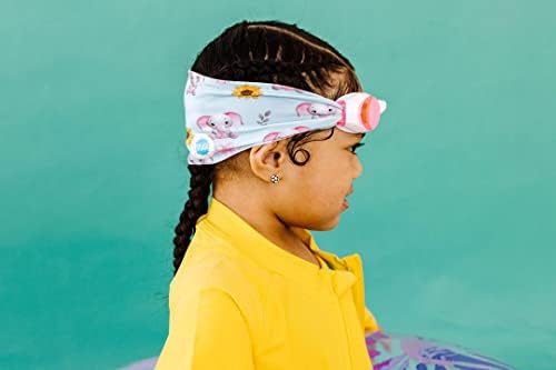 Splash Place SWIM GOGGLES with Fabric Strap - Adult & Kids Swim Goggles - PINKS & PURPLES