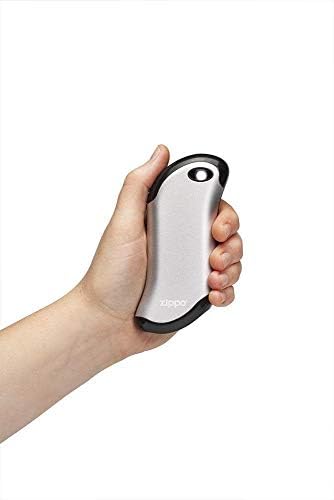 Zippo Silver HeatBank 9s Rechargeable Hand Warmer