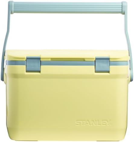 Stanley Adventure Outdoor Cooler 16 qt | Heavy Duty Outdoor Camping Cooler with Easy Carry Top Handle | 36 Hour Cooling Ice Chest for 21 Cans| BPA-Free | Pomelo