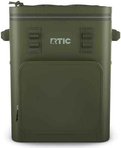 RTIC 24 Can Ultra-Tough Backpack Cooler, Insulated, Waterproof, Leak Proof, Portable Floating Bag for Beverage, Drink, Lunch, Outdoor, Beach, Car, Camping, Picnic, Fishing, Boat