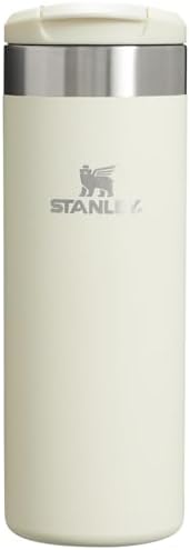 Stanley AeroLight Transit Bottle 16 oz | Locking Drink Through Lid | Leak Resistant Water Bottle or Coffee Travel Mug | Lightweight Insulated Stainless Steel | BPA-Free | Cream