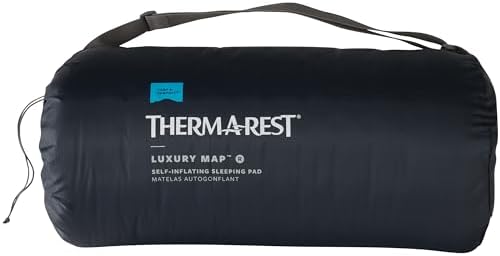 Therm-a-Rest LuxuryMap Self-Inflating Foam Camping Sleeping Pad, Large - 25 x 77 Inches