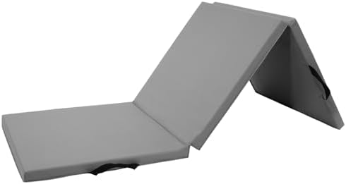 BalanceFrom Folding Gymnastics Mat Home Gym Floor Tumbling Equipment, Multicolor