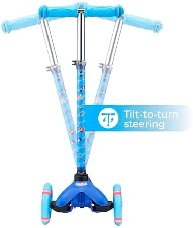 Scooter for Kids Ages 3-5 - Extra Wide Deck & Light Up Wheels, Self Balancing Kids Toys for Boys & Girls, Choose Your Favorite Character