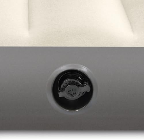 Intex 64103E Dura-Beam Standard Single-High Air Mattress: Fiber-Tech - Queen Size - 10in Bed Height - 600lb Weight Capacity - Pump Sold Separately