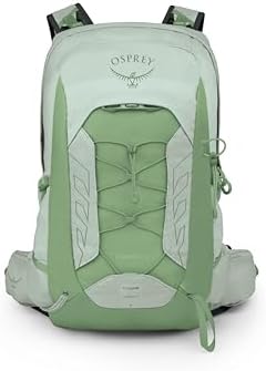 Osprey Tempest 11L Women's Lightweight Hiking Backpack with Hipbelt, Frosty Mint Green/Botanica