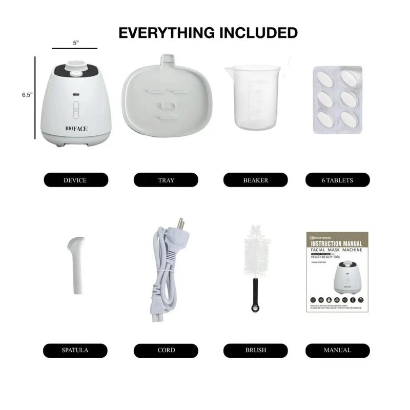 BioFace Facial Mask Machine with Collagen Tablets, DIY Mask Maker, The Original