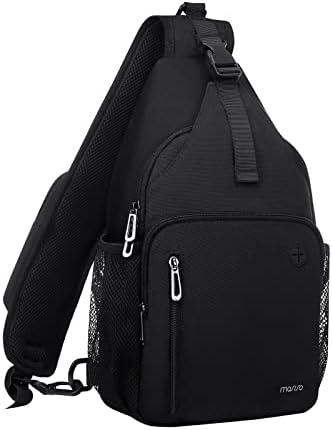 MOSISO Sling Backpack Bag, Crossbody Shoulder Bag Travel Hiking Daypack Chest Bag with Front Square Pocket&USB Charging Port