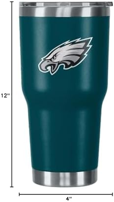 FOCO NFL unisex NFL Team Logo 30oz Insulated Stainless Steel Travel Mug Tumbler