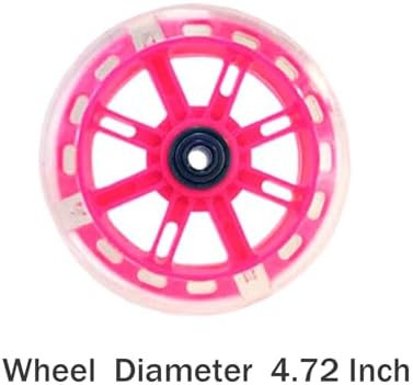training wheels flash mute wheel bicycle stabiliser mounted Kit compatible for bikes of 12 14 16 18 20 Inch, 1 Pair