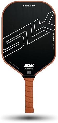 Selkirk Sport SLK Halo Raw Carbon Fiber Pickleball Paddle | Designed in The USA | Choose from The T700 Raw Carbon Fiber Power, The 18k Ultraweave Control, or The Kevlar Linkweave Thermoformed Pro