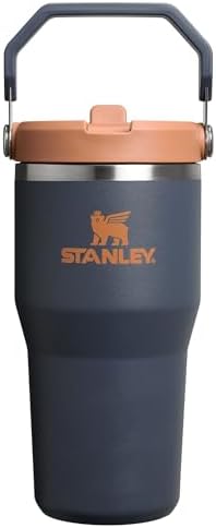 Stanley IceFlow 2.0 Flip Straw Tumbler with Handle 20 oz | Twist On Lid and Flip Up Straw | Leak Resistant Water Bottle | Insulated Stainless Steel | BPA-Free | Twilight