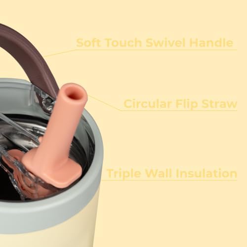 HydroJug Sport - Stainless Steel Tumbler with Straw, Vacuum Insulated, 32oz Leakproof Water Bottle, Ergonomic Design, Reusable, Dishwasher Safe, Rubber Base, Durable for Gym or Outdoors, Belle