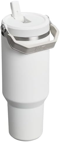 Stanley IceFlow 2.0 Flip Straw Tumbler with Handle 40 oz | Twist On Lid and Flip Up Straw | Leak Resistant Water Bottle | Insulated Stainless Steel | BPA-Free | Frost