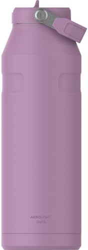 Stanley IceFlow Flip Straw 2.0 Water Bottle 50 oz | Built-In Straw with Larger Opening | Lightweight and Leak Resistant | Insulated Stainless Steel | BPA-Free | Lilac