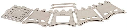 Portable Camping Stove Wood, Wood Stove Camping, Outdoor Compact Campfire, Survival Cooking Gear, Backpacking Stoves, Emergency Backpack Stoves, Hiking Burner, Foldable with Nylon Case