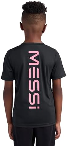 Boys' Lifestyle Short Sleeve Top, Loose-fit Shirt with Logo, Comfortable