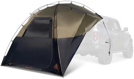 Kelty Highroads Overlanding Shelter - Universal Mount Car Camping Tent with Large Zippered Entry, Aluminum Frame, Adjustable Walls and Windows, UV Protection, Rainproof, Stuff Duffel Included, 2024