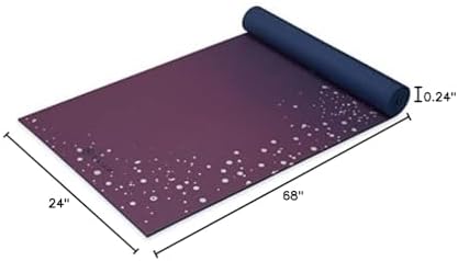 Gaiam Yoga Mat - Premium 6mm Print Extra Thick Non Slip Exercise & Fitness Mat for All Types of Yoga, Pilates & Floor Workouts (68"L x 24"W x 6mm Thick)