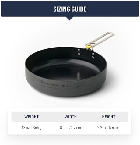 Sea to Summit Frontier Ultralight 8 Inch Camping Cooking Pan