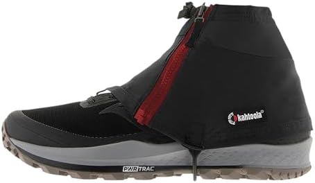 Kahtoola INSTAgaiter Low Gaiters for Hiking, Trail Running, Mountaineering, Hunting, Rocky Terrain, Mud, Snow & Ice