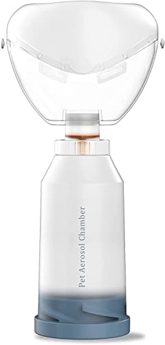 Nomeoop Feline Aerosol Chamber Inhaler Spacer for Cats and Kittens with Exclusive Pet Mask for Small Size Dogs and All Cats